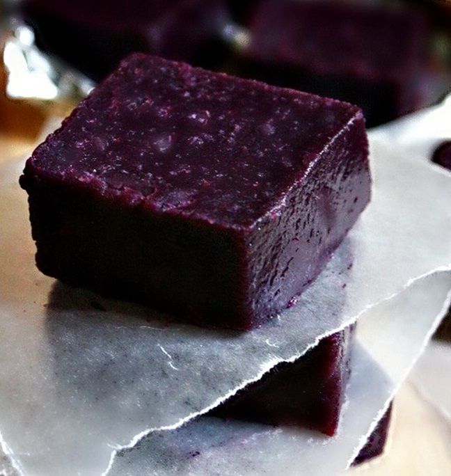 Homemade Purple Yam Fudge