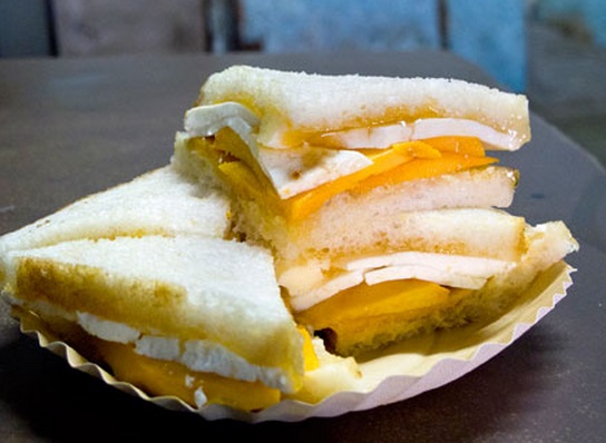Mango and Chicken Sandwich