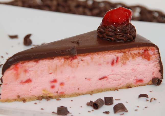 Chocolate Covered Cherry Cheesecake