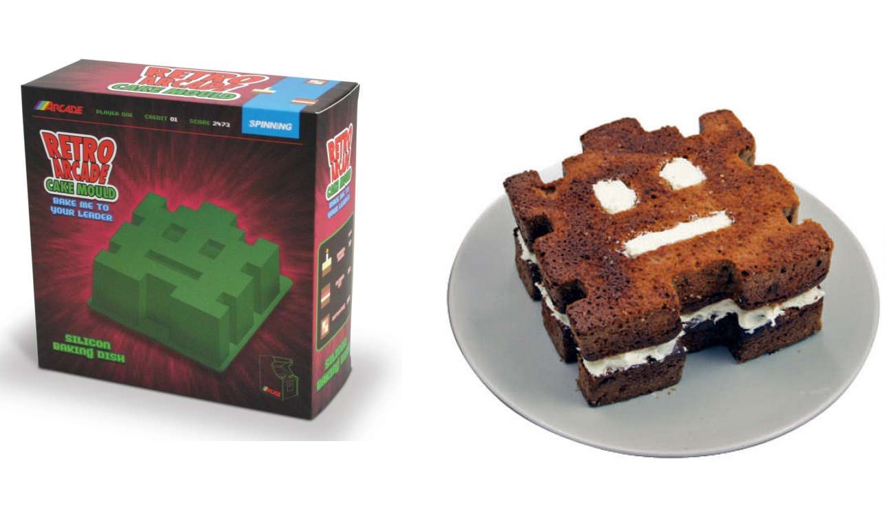 Space Invaders Cake Mould