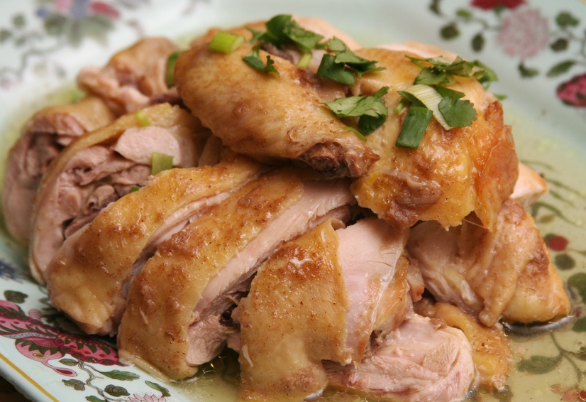 Coarse Sea Salt Pan-Roasted Chicken