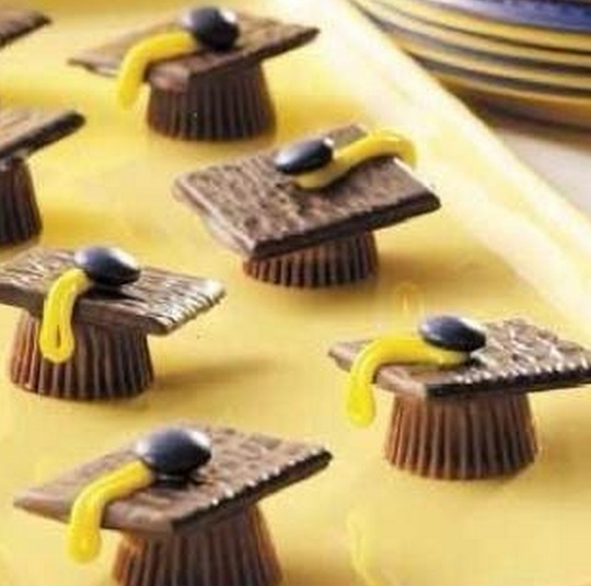 Reese's peanut butter cups, after eight mints Graduation Hats