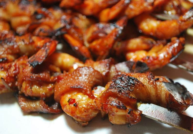 Bacon-Wrapped Shrimps