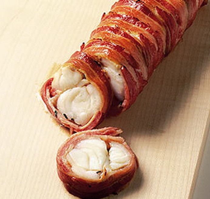 Bacon-Wrapped Monkfish