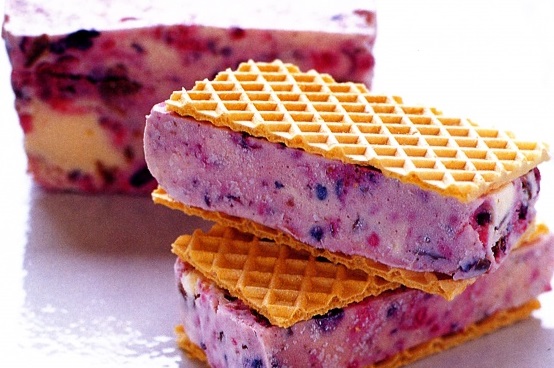 Mixed Berry Ice-cream Sandwich Recipe