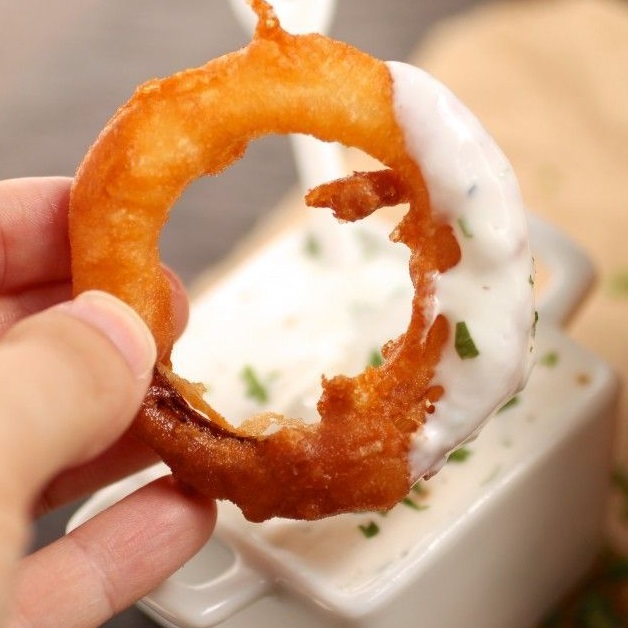 Tequila Battered Onion Rings