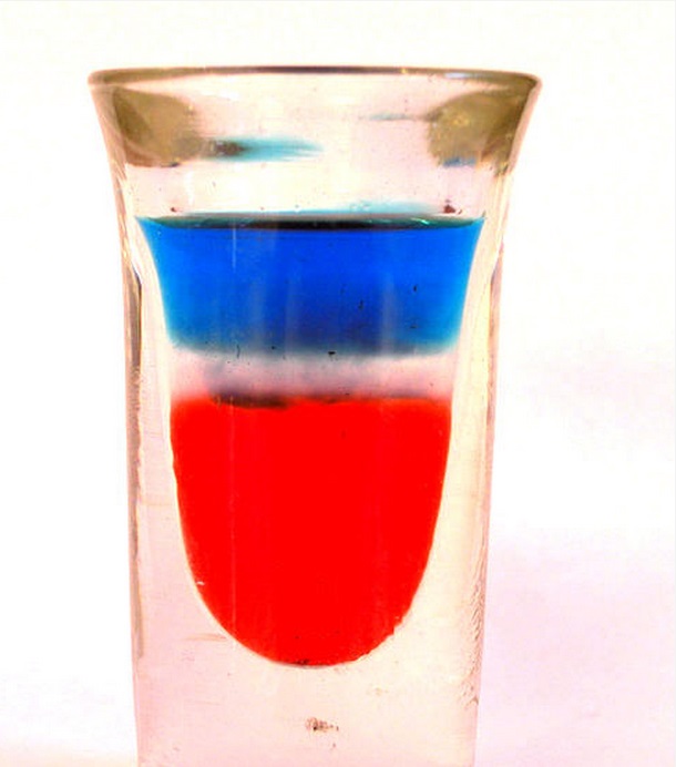Red, White and Blue Triple Shot
