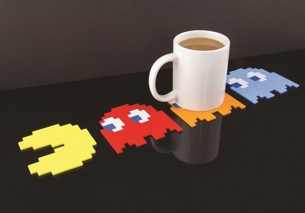 Pac-Man Drink Coasters