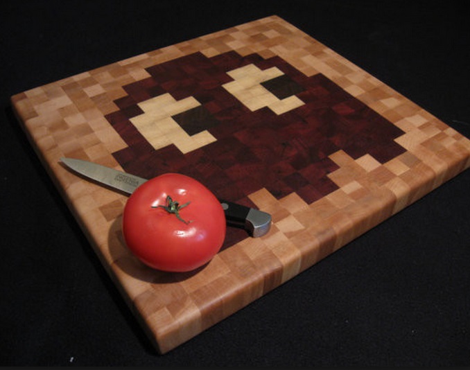 Pac-Man Cutting Board
