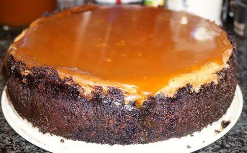 Salted Caramel Cappuccino Cheesecake