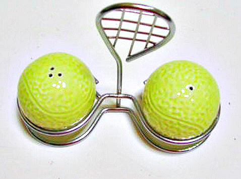 Tennis Ball Salt n Pepper Shaker