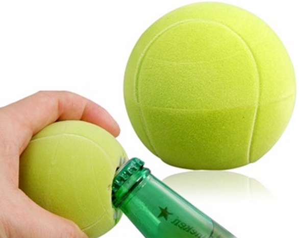 Tennis Ball Bottle Opener