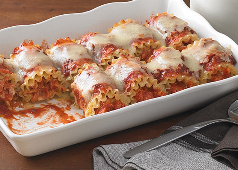 Spicy Chicken Lasagna Roll-Ups