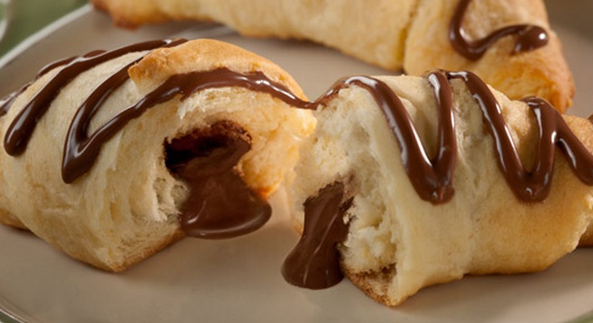 Milk Chocolate Filled Crescents