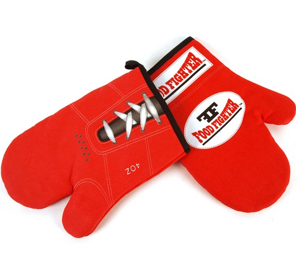 Food Fighter Boxing Oven Mitts