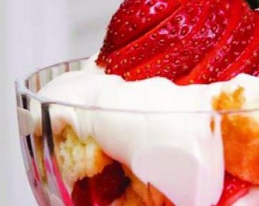 Strawberry Daiquiri Shortcakes