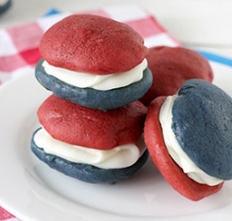 Independence Day Whoopie Pies