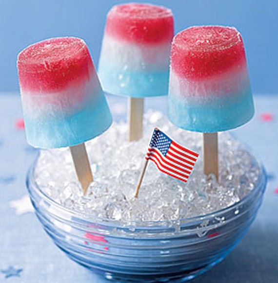 Independence Day Ice Pops