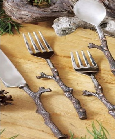 Copper Twig Cutlery Set