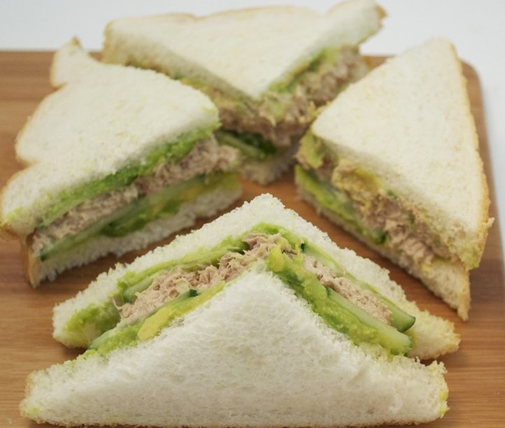 Tuna, Cucumber & Avocado Sandwich