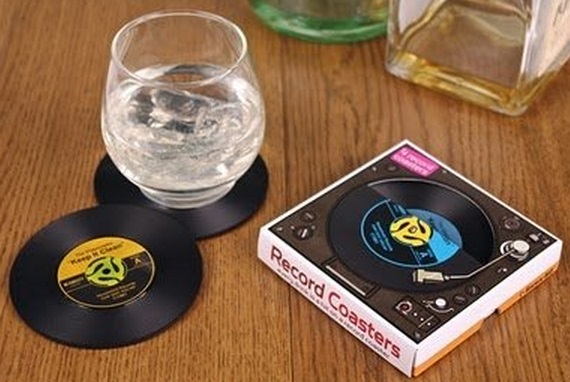 Vinyl Record Drink Coasters