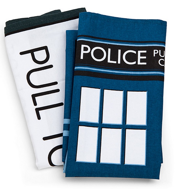 Doctor Who TARDIS Tea Towels