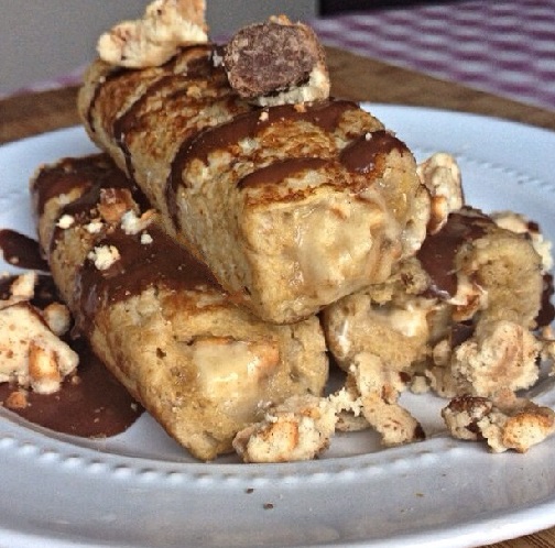 Smore'S Stuffed French Toast Roll-Ups
