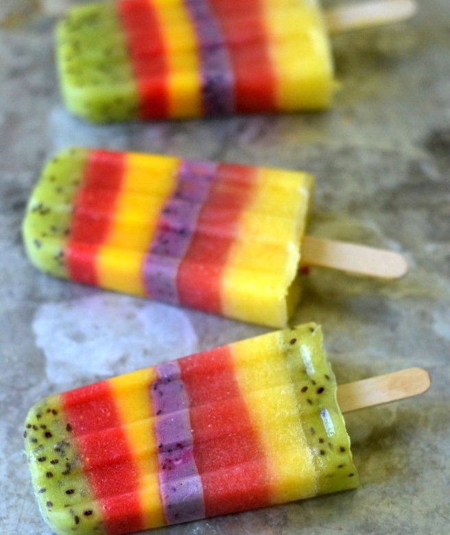 Homemade Whole Fruit Popsicles Recipe