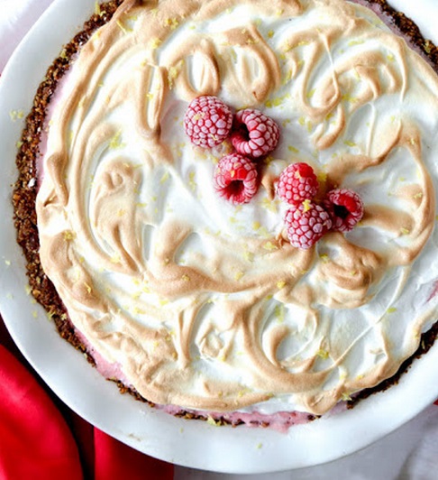 Raspberry Creamsicle Pie