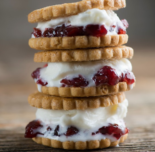 Cookies & Jam Ice Cream Sandwiches
