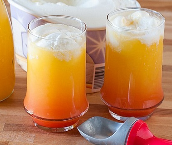Florida Orange Juice Float