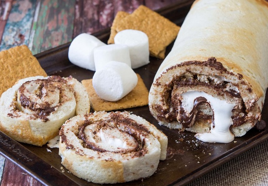 S'mores Cake Roll