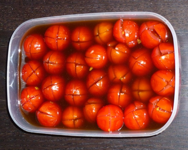 Bloody Mary Tomatoes