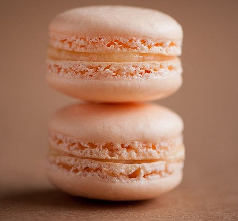 Apricot French Macarons