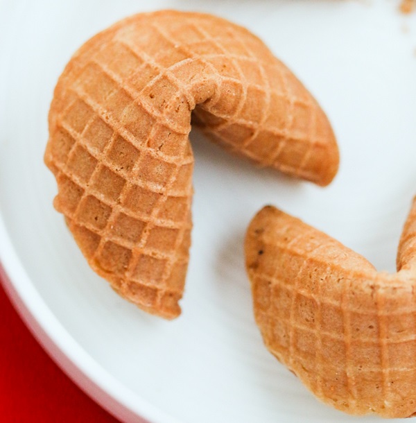 Waffle Cone Fortune Cookies