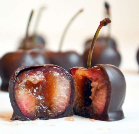 Brandied Cherries Dipped In Chocoalte
