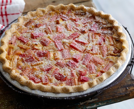 Rhubarb & Custard Pie