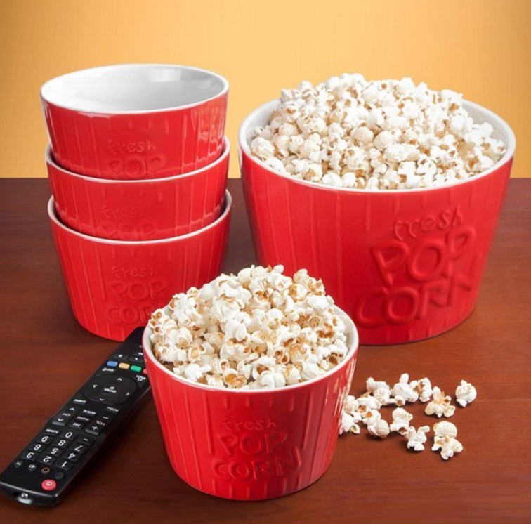 Ceramic Popcorn Bowls