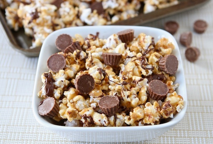 Reeses Peanut Butter Cup Popcorn