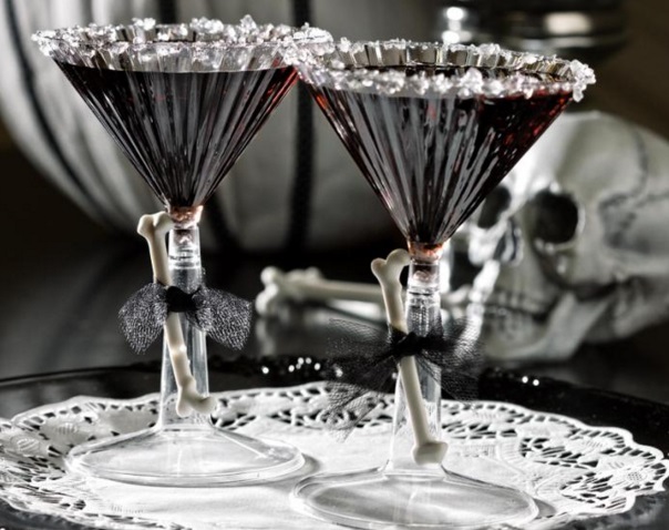 Bone-Chilling Black Martini