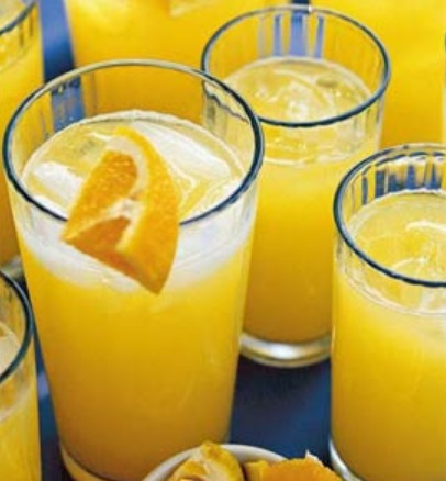 Homemade Orange Fizzy Drink
