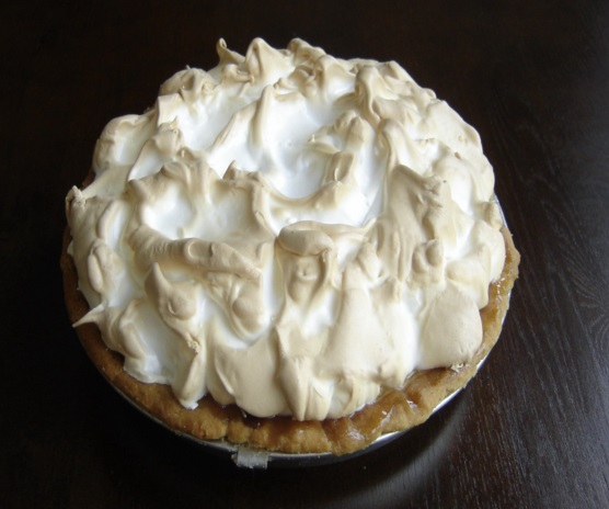 Eggnog Bavarian Cream Pie