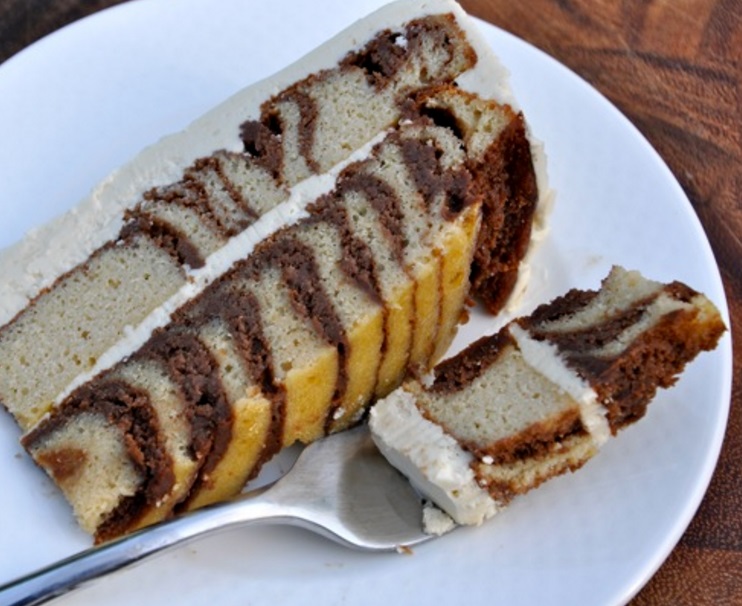 Real Healthy Zebra Cake