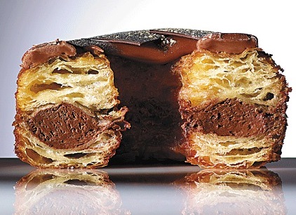 Chocolate Champagne Puff Pastry Donuts