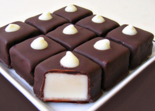 White Fudge Chocolate Candies