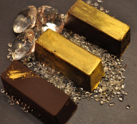 Golden Chocolate Candies