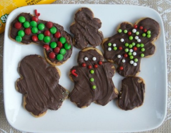 Chocolate Covered Gingerbread Cookies