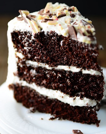Peppermint Chocolate Cake