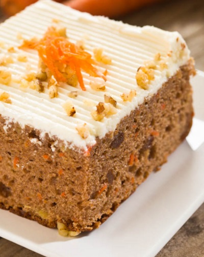 Orange Frosted Carrot Cake