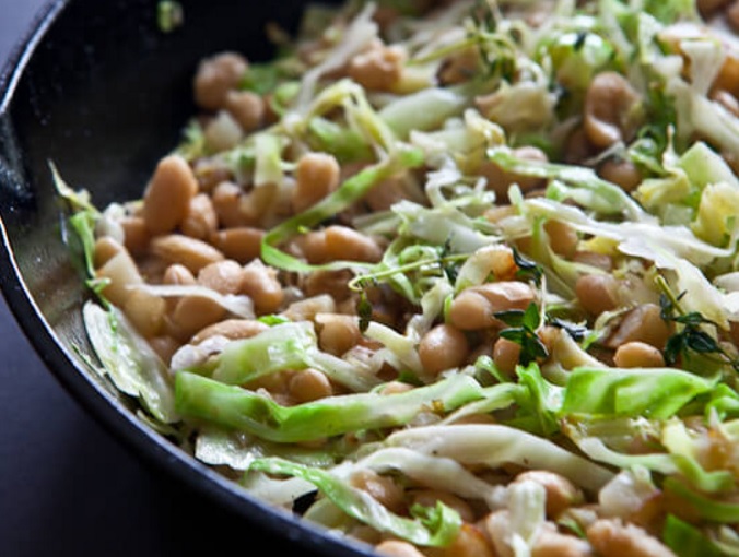 White Beans and Cabbage